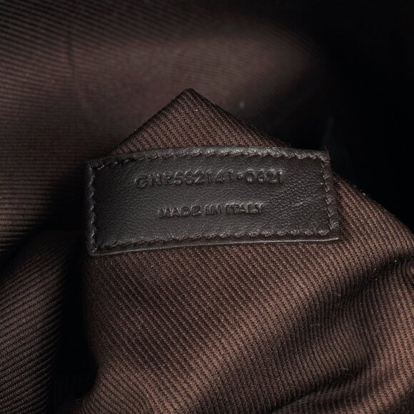 Saint Laurent Le Monogramme 72H Duffle Chestnut Cassandre Canvas & Leather Bag - Picture 16 of 16